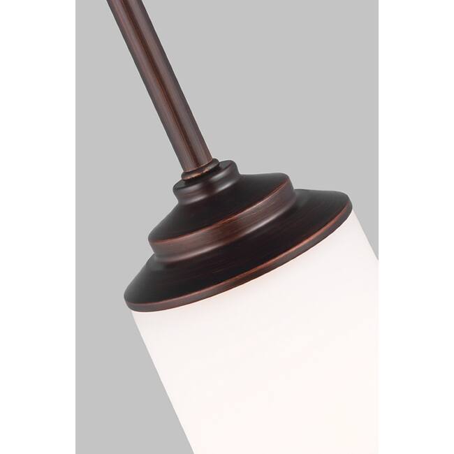 Kemal One Light Transitional Mini-Pendant in Bronze