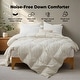 preview thumbnail 38 of 72, Medium Warmth All Season 600 Fill Power White Goose Feather Down Comforter Duvet Insert Cal King (108"x94") - Medium Weight Cream