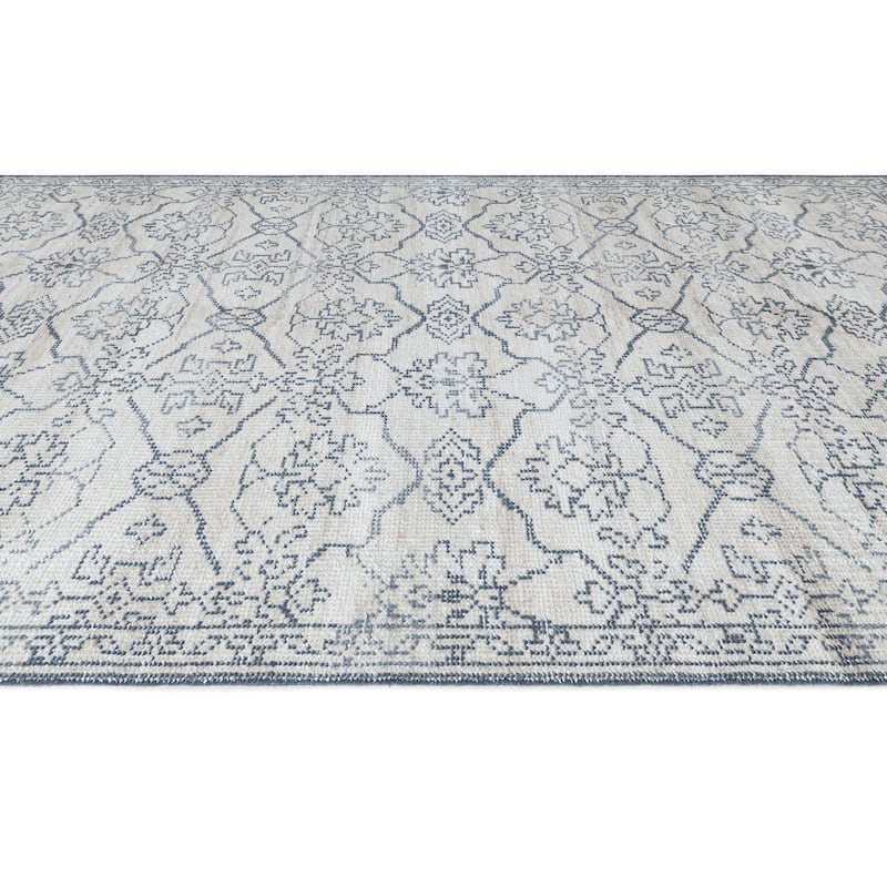 Terra by Obeetee Faymont Hadley Blue Rug