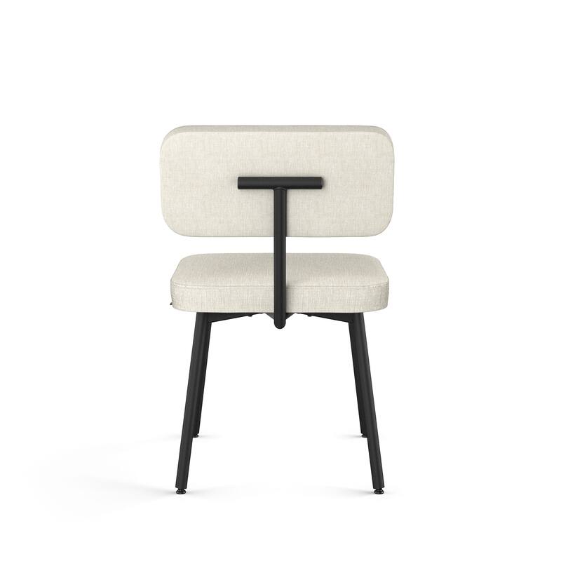 Amisco Tereza Upholstered Dining Chair with Metal Legs
