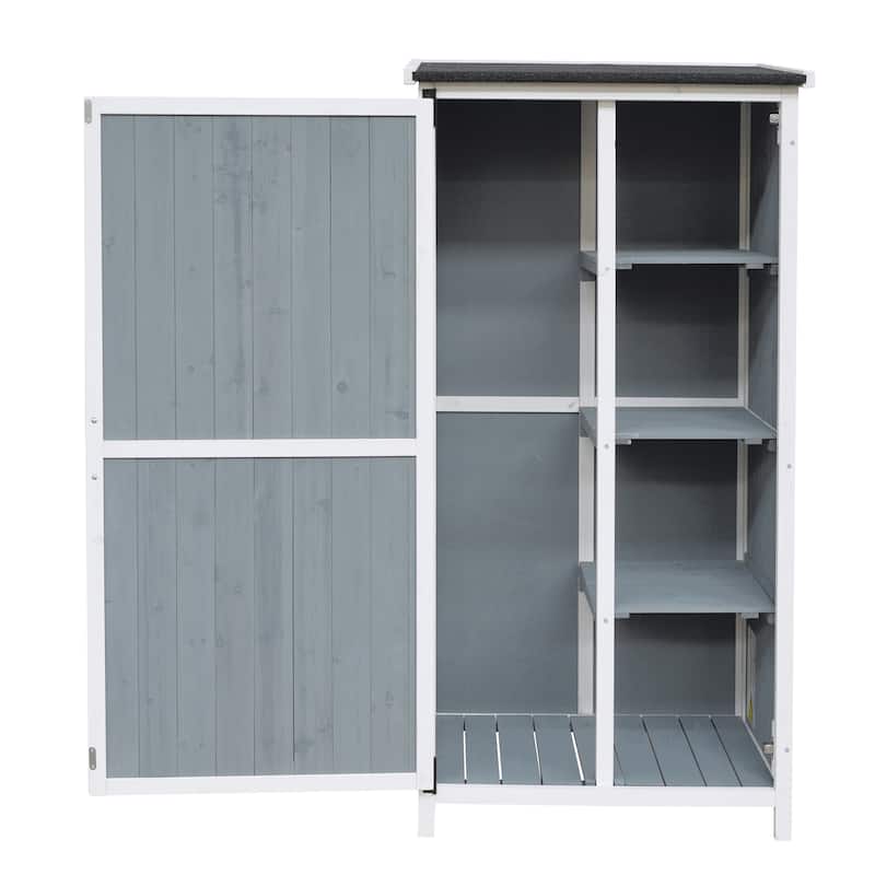 Christopher Knight Home - Peterson Outdoor Wood Tone Storage Shed