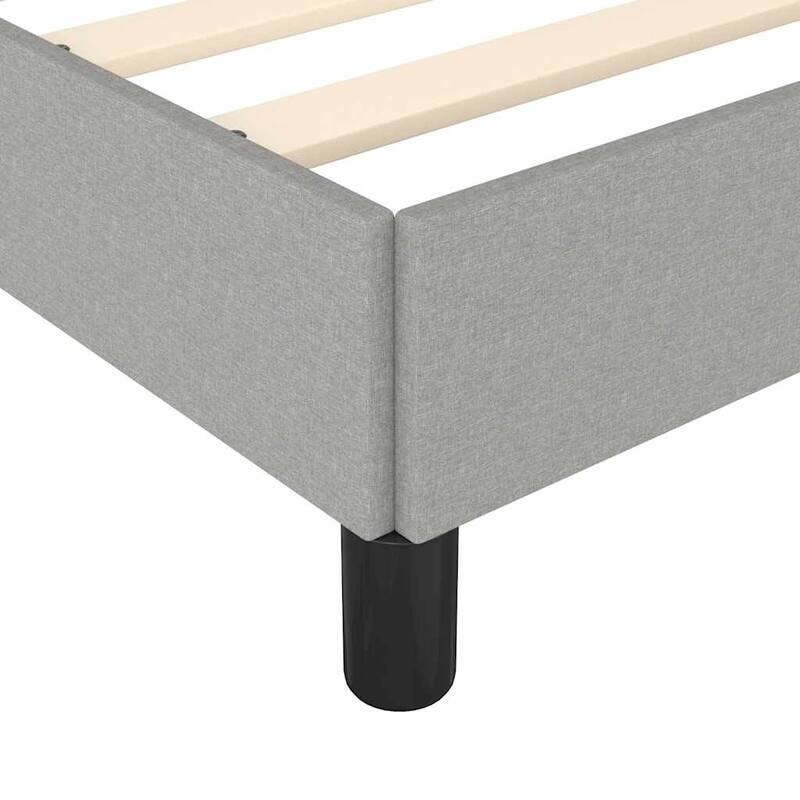 vidaXL Bed Frame, Fabric, No Mattress