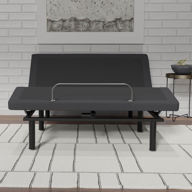 Queen Adjustable Base with Voice Command, Glide Tech, LED Lights, and Zero Clearance Design