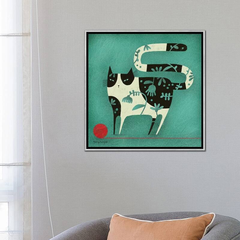 iCanvas "Red Yarn" by Terry Runyan Framed