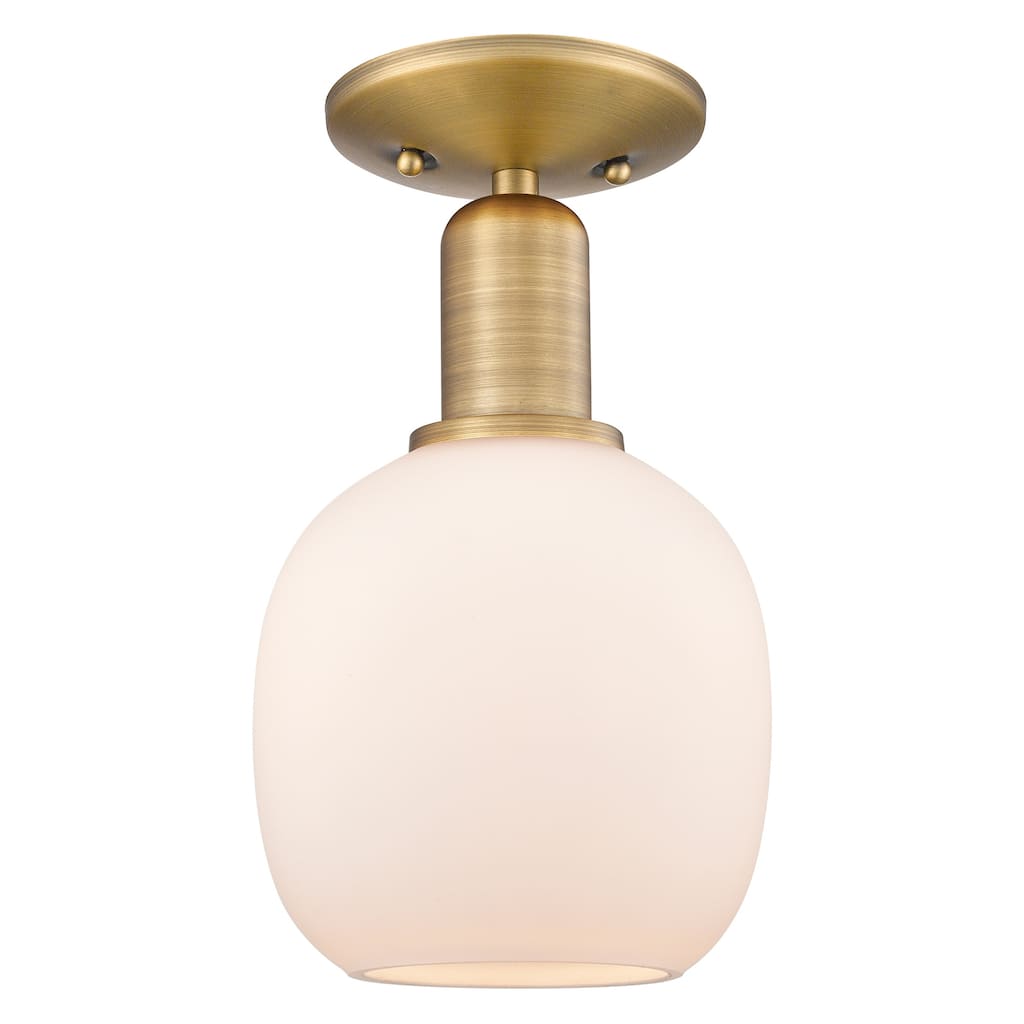 Innovations Lighting 716-1C-11-6 Belfast Semi-Flush Belfast 6" Wide