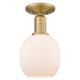 Option Brushed Brass / Matte White