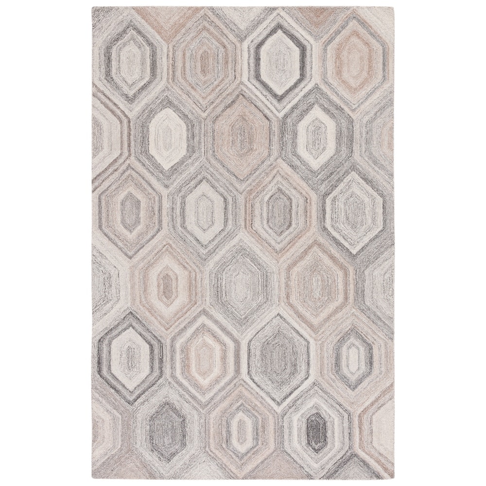 SAFAVIEH Handmade Abstract Zaide Modern Wool Rug