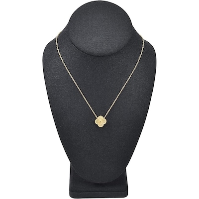 Linen Covered Wood Jewelry Necklace Bust Display - S