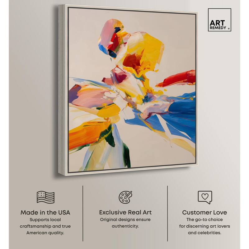 Flippant Bloom I Canvas by Art Remedy