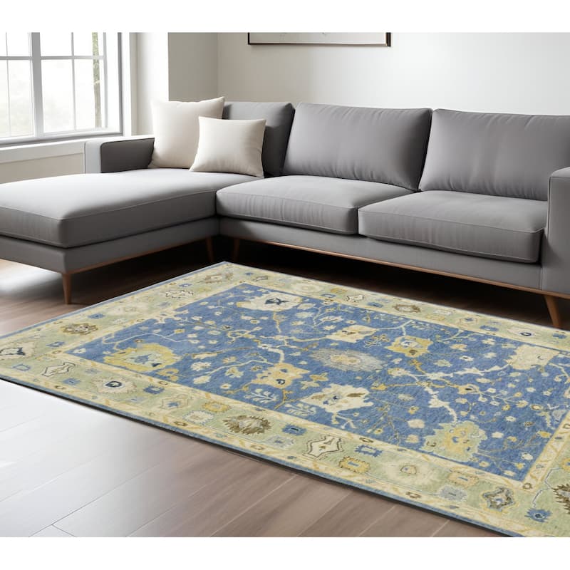 HomeRootsOriental Traditional Rectangle Area Rug - 108.27' X '72.05' X '0.16