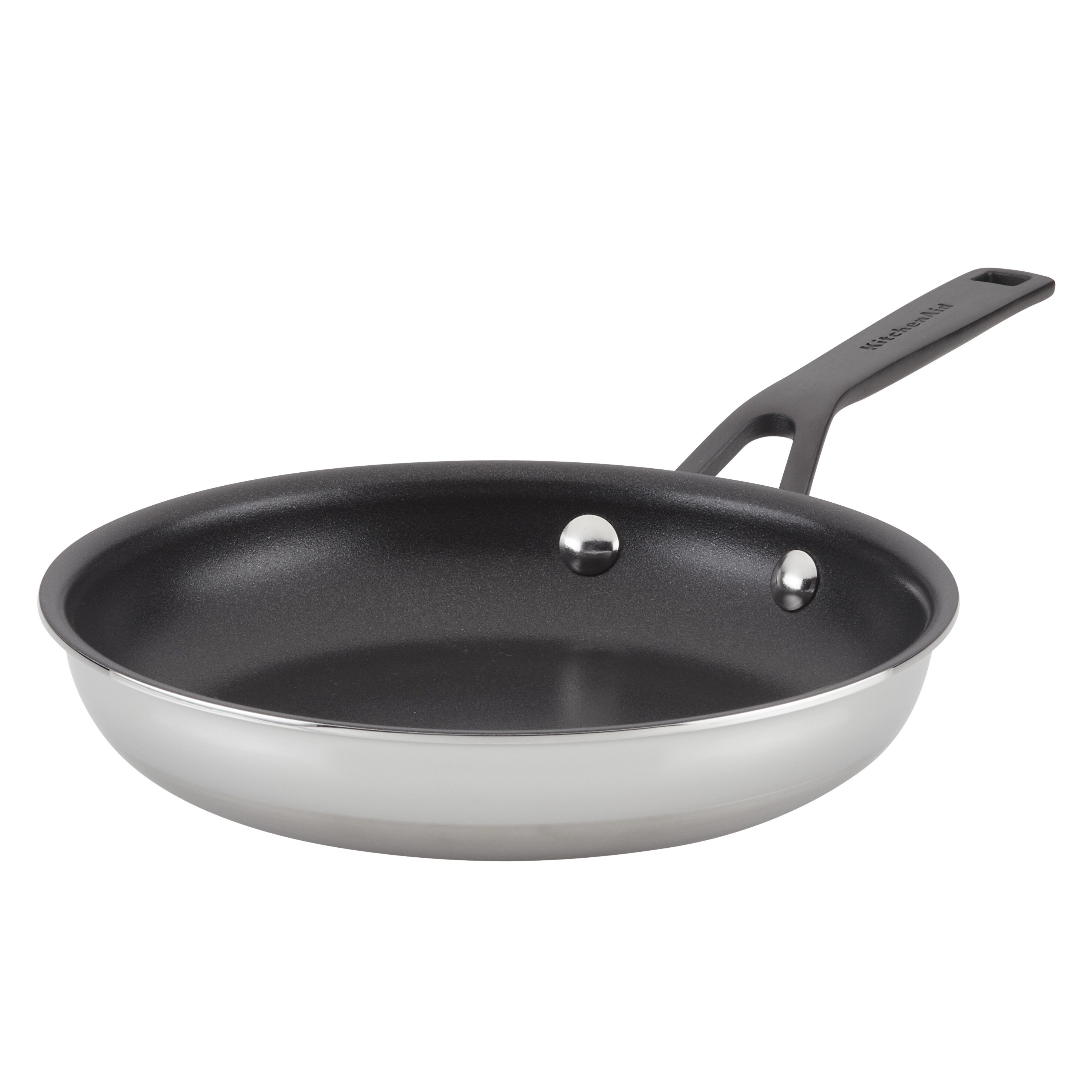 KitchenAid 5-Ply Clad Stainless Steel Frying Pan Set, 2pc - Bed Bath &  Beyond - 35346649