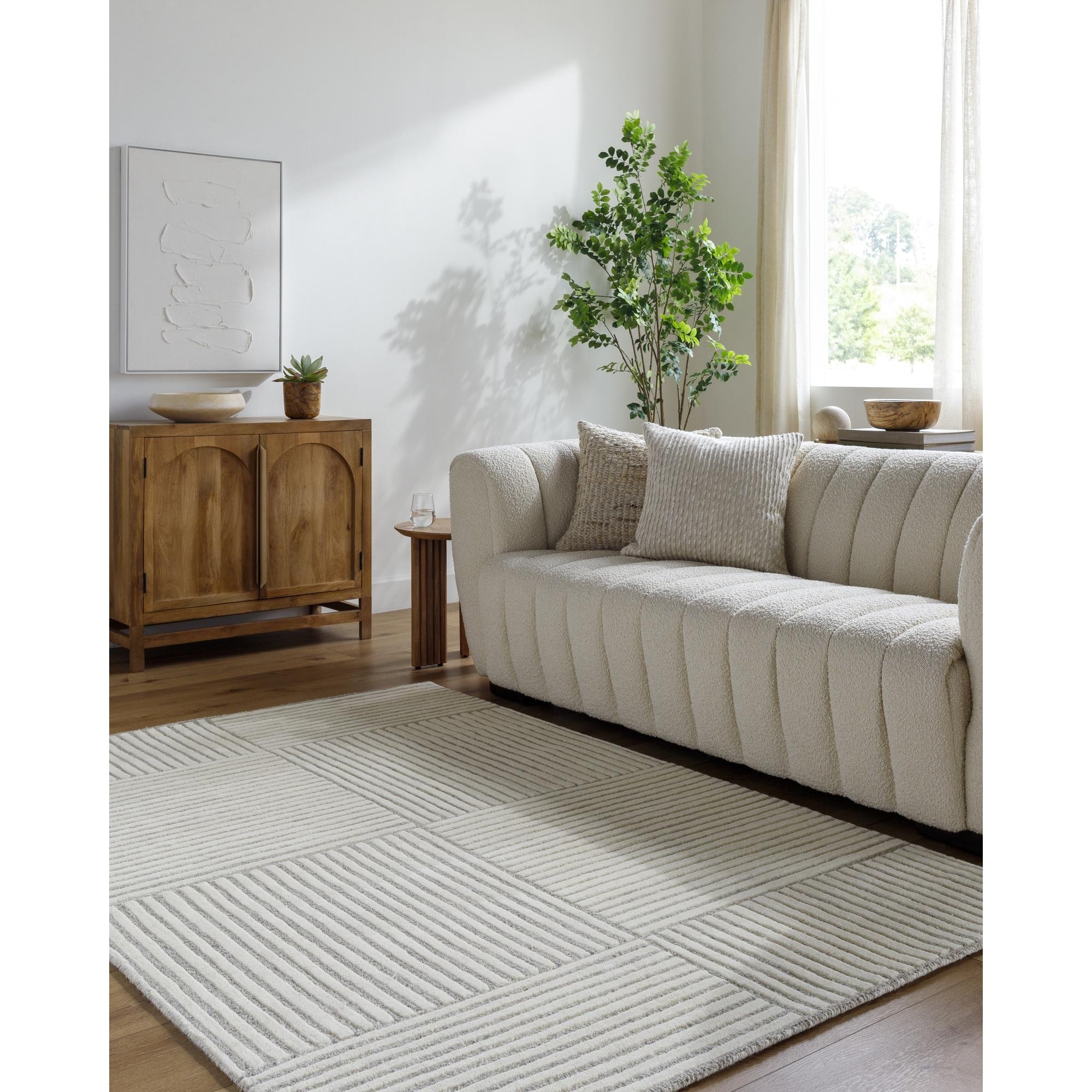 Livabliss Casual Brook Stripe Area Rug