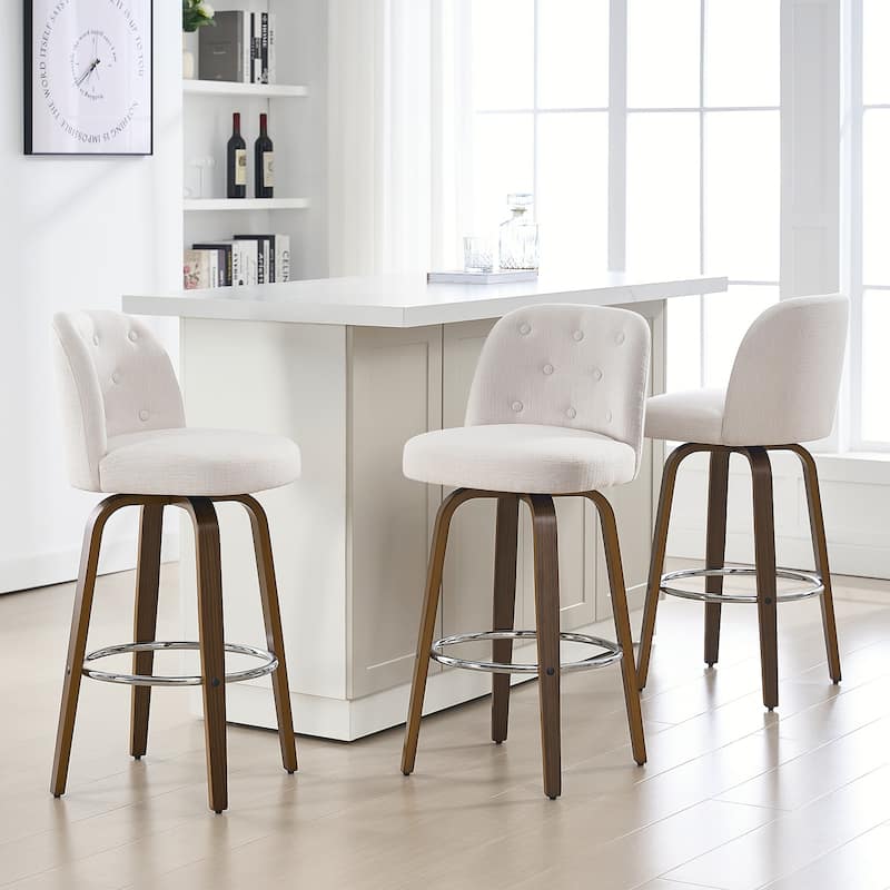 26"/29" Swivel Bar Stools/ Counter Stool with Bentwood Legs