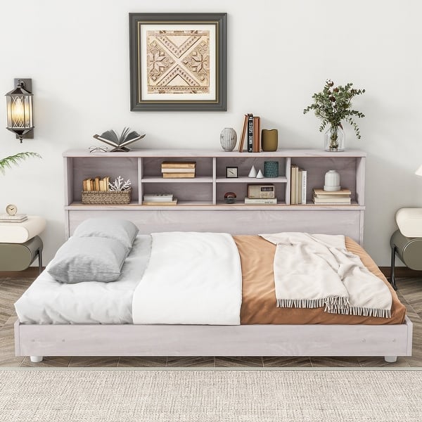 Full Size Daybed Frame with Storage Bookcases Bed Bath & Beyond