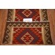 preview thumbnail 9 of 8, Southwestern Reversible Kilim Rug Hand-woven Wool Carpet - 3'0" x 5'1"
