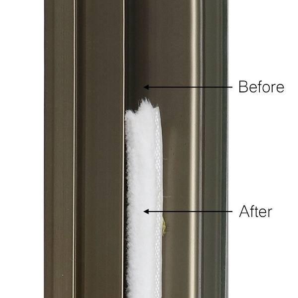 Shop Door Seal Strip Weather Stripping For Window White 16 4