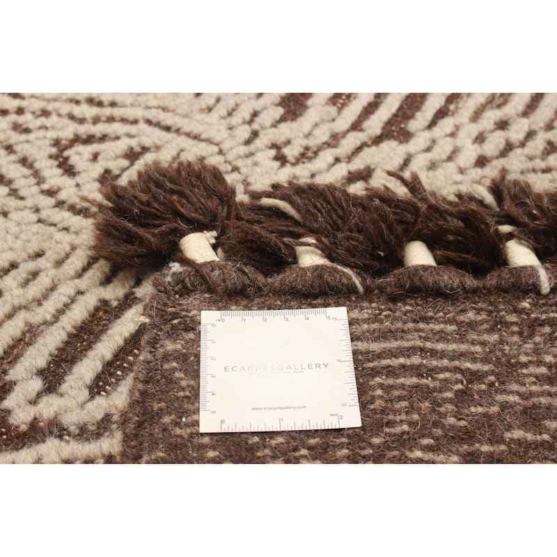 Tangier Brown, Taupe Rug 5'1" x 7'9" - 5'1 x 7'9