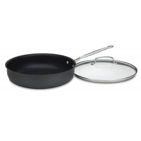 Cuisinart Hard-Anodized Non-Stick 12-Inch Deep Fry Pan w/Cover