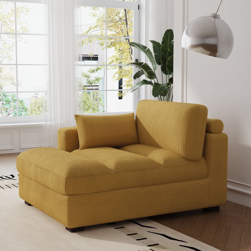 Left and Right Sectional Sofa Set Chaise Lounge Sofa Chair
