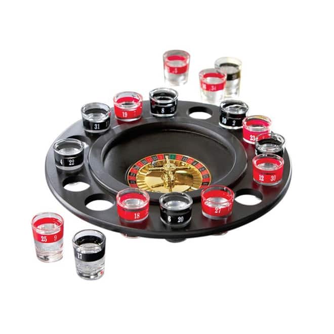 Game Night Shot Glass Large Roulette Set