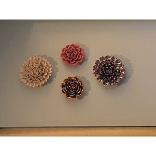 Top Product Reviews For Isabella Large Ceramic Flower Wall Decor
