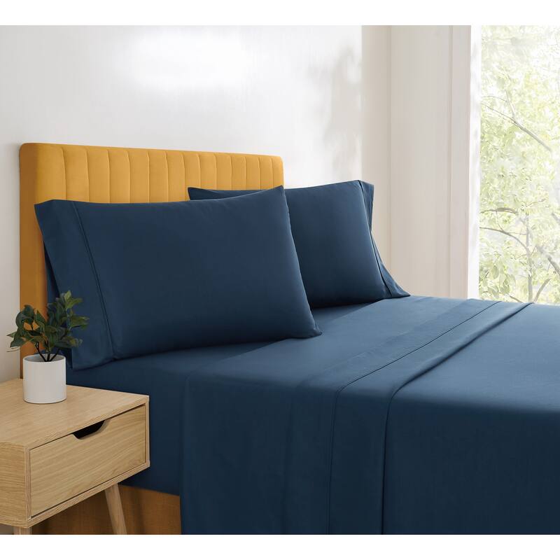 Simmons Essential Solid Sheet Set and Pillowcase