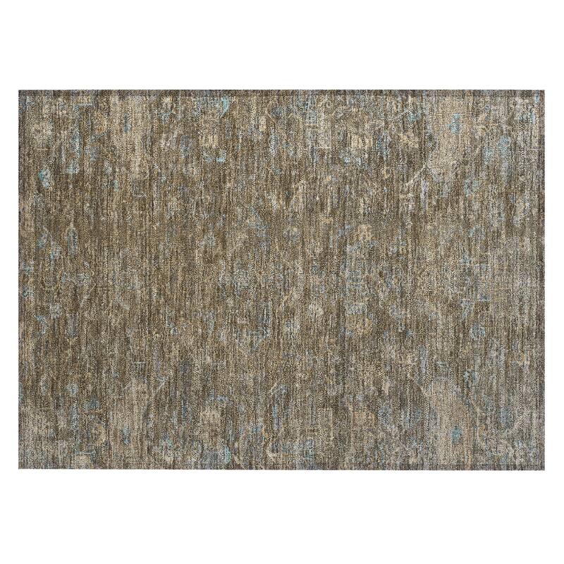 Machine Washable Indoor/ Outdoor Traditional Chelsea Chantille Rug