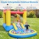 preview thumbnail 4 of 8, Gymax Inflatable Bounce House Kids Water Park Wet Dry w/ Splash Pool