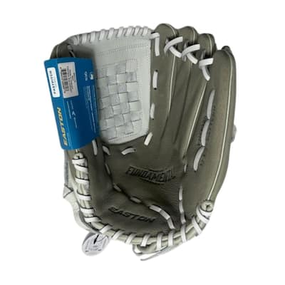 Fundamental Fastpitch 12.5-Inch Pitcher/Outfield Softball Glove, Right, Grey/White/Mint