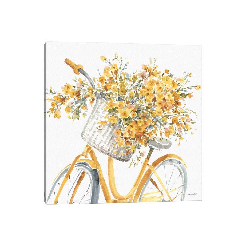 iCanvas "Happy Yellow VIIB" by Lisa Audit Canvas Print