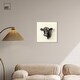 preview thumbnail 20 of 60, Darkness in Detail of Cow Canvas Animal Art Prints by Art Remedy