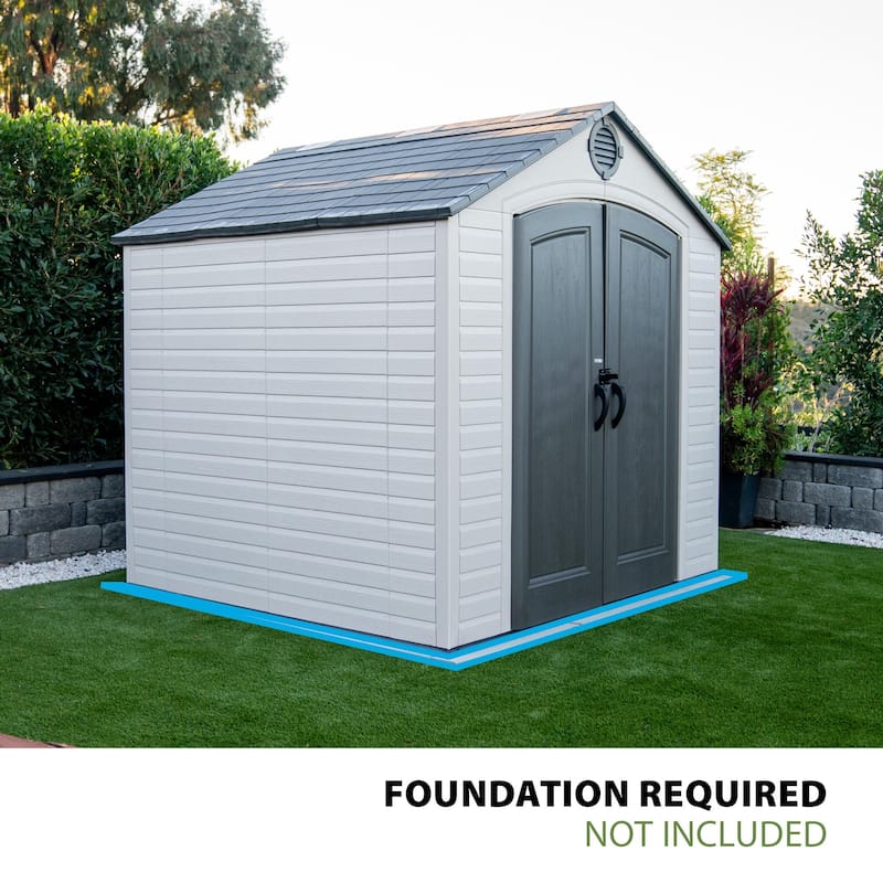 Lifetime 8 ft. x 7.5 ft. Outdoor Storage Shed