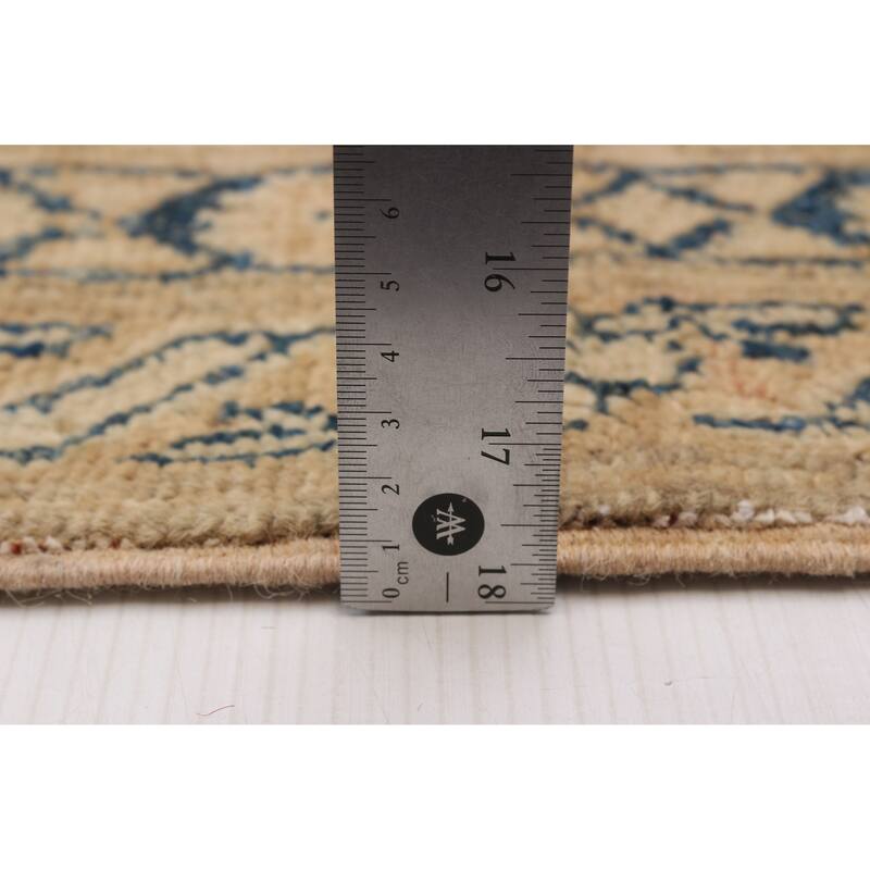 ECARPETGALLERY Hand-knotted Finest Ghazni Tan Wool Rug - 7'2 x 10'2