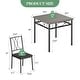 preview thumbnail 10 of 21, Dining Table Set, 3 Pcs Space Saving Kitchen Table with 2 Chairs - 29.1x29.1x30in