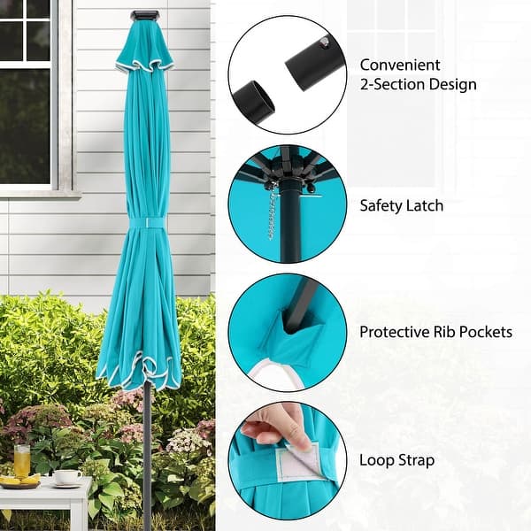 5 star patio umbrella Premium Cantilever Patio Umbrella