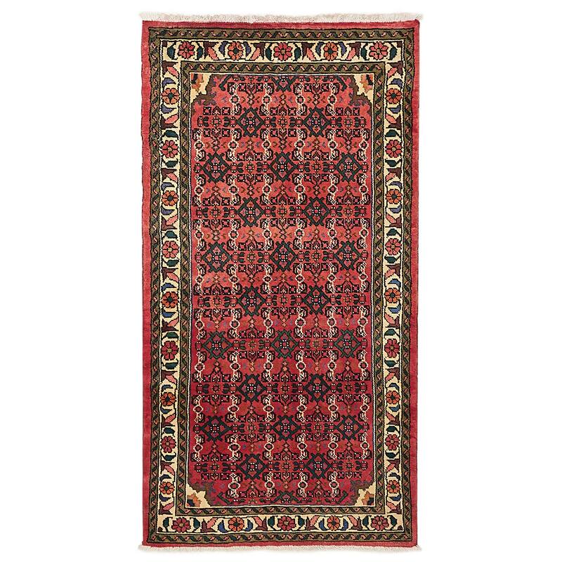 ECARPETGALLERY Hand-knotted Andelz Red Wool Rug - 3'1 x 6'1