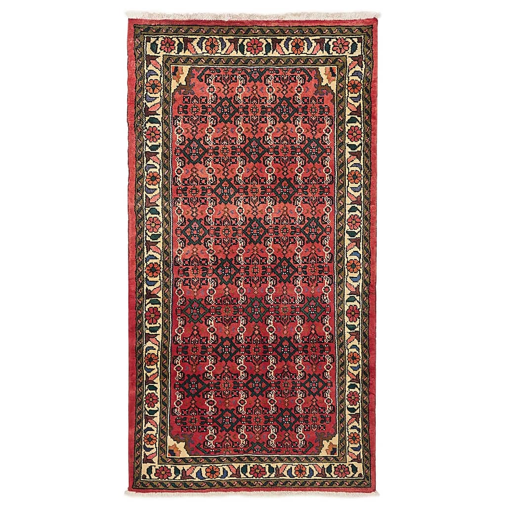 ECARPETGALLERY Hand-knotted Andelz Red Wool Rug - 3'1 x 6'1