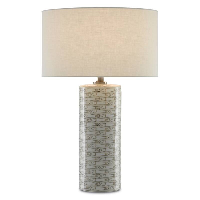 Currey & Company Fisch Large Table Lamp - 25.25"h x 16"w x 16"d
