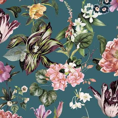 Galerie Wallcoverings Flora Cherry Blossoms Vinyl on Non-woven Matte Wallpaper Roll
