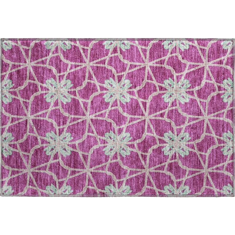 Premium Washable Super Soft Contemporary Tangle Mayfield Rug