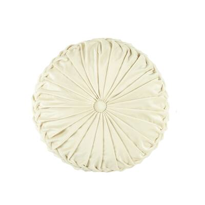 Lush Decor Velvet Round Decorative Pillow Single