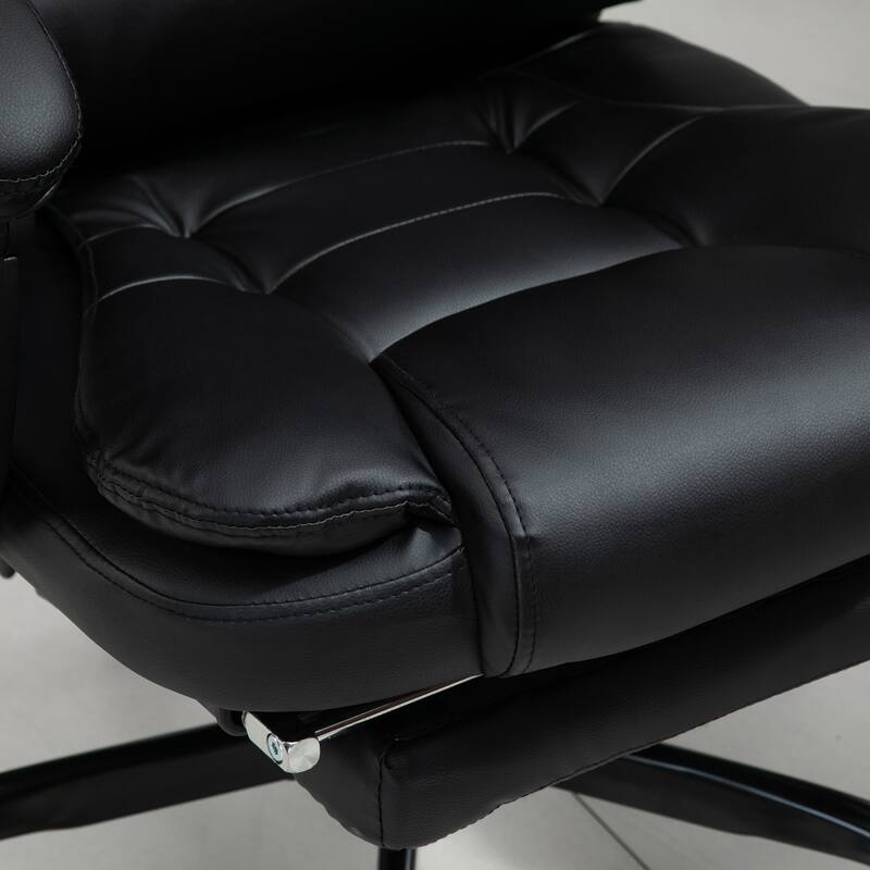 7-Point Vibrating Massage Office Chair, High Back Executive Recliner with Lumbar Support,Reclining Back, Adjustable Height
