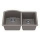 preview thumbnail 13 of 18, Karran Undermount Quartz 32 in. 60/40 Double Bowl Kitchen Sink Kit
