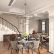 preview thumbnail 18 of 88, Acroma 20-light Modern Farmhouse 40In Round Wagon Wheel Chandelier with UL