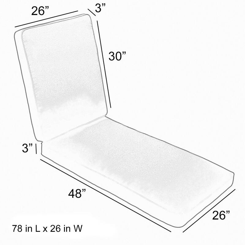 Sorra Home Marine Indoor/ Outdoor Hinged Cushion - Corded
