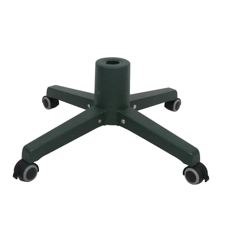 Puleo International 21" Lockable Artificial Tree Stand for up to 8' Trees Adjustable - Dark Green
