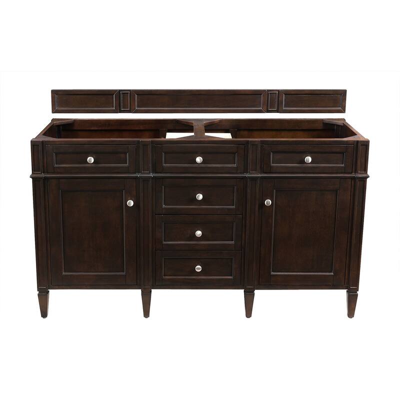 James Martin Vanities 650-V60D-M Brittany 60" Free Standing Double - Burnished Mahogany