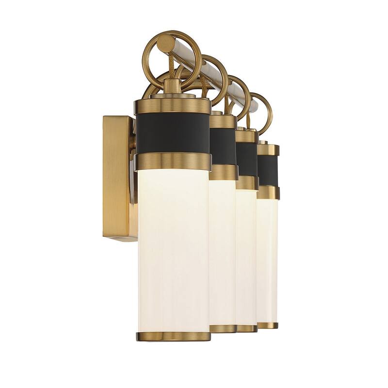 Savoy House 8-1638-4 Abel 4 Light 30" Wide LED Bathroom Vanity Light