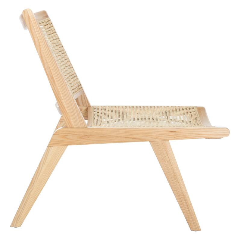 SAFAVIEH Couture Albana Rattan Dining Chair - 25.6" W x 30.9" L x 30.7" H - 26Wx31Dx31H