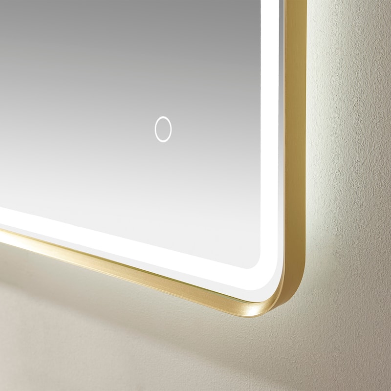 24'' Rectangle LED Lighted Accent Bathroom/Vanity Wall Mirror